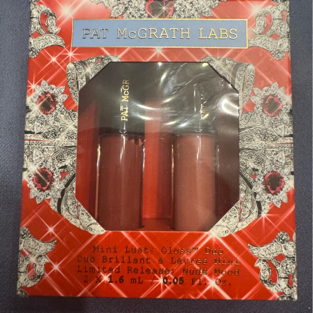 Pat McGrath Mini Lust Gloss Duo - Nude Venus and Flesh 4 - Picture 1 of 3